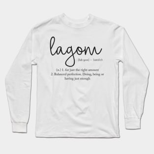 Lagom - Simple life Long Sleeve T-Shirt